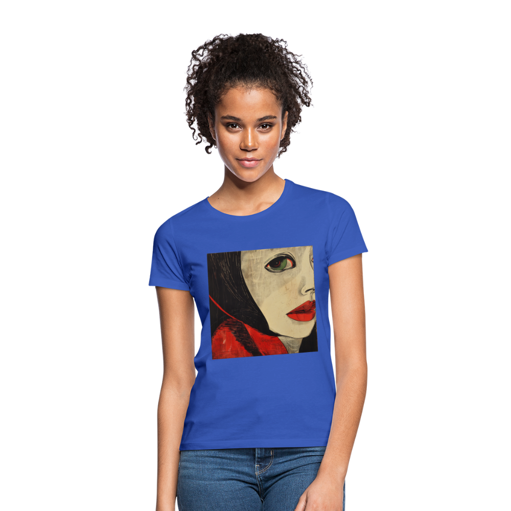Fiskarfruns öga, T-shirt dam - royalblå