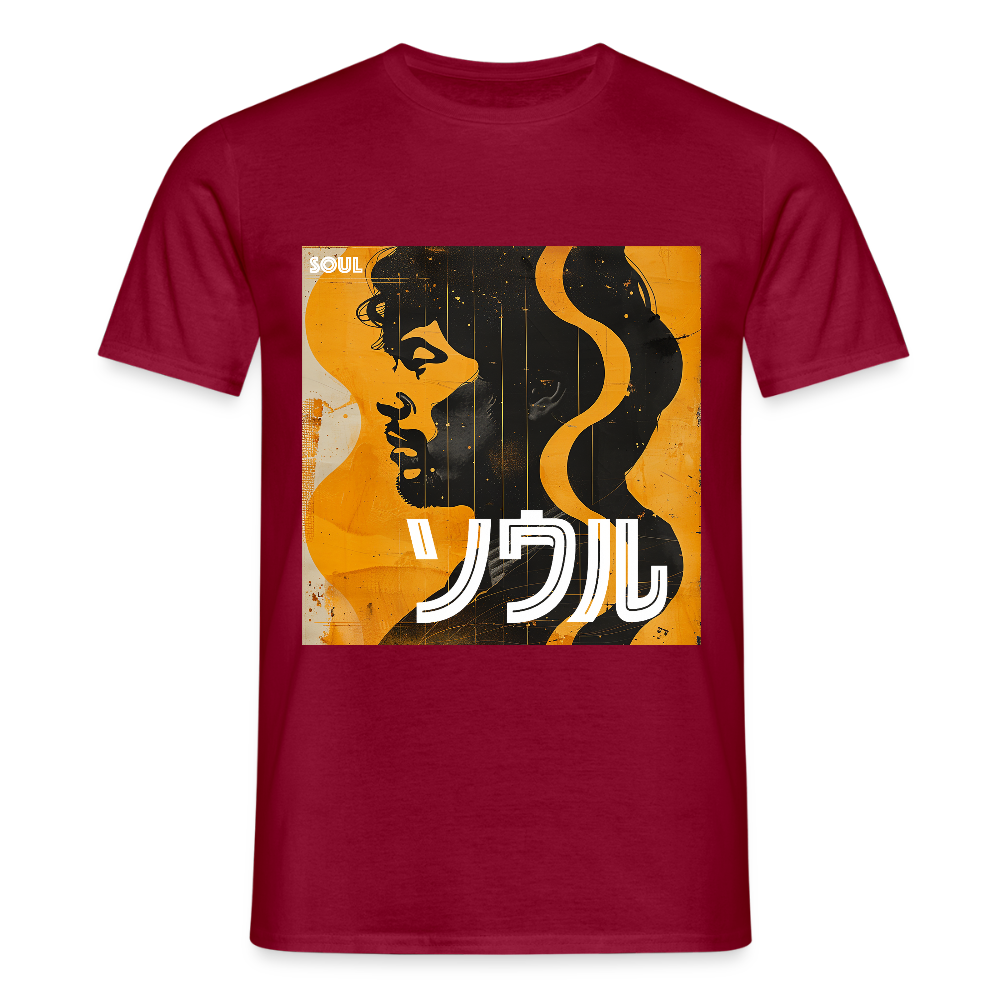 Nippon Grooves, T-shirt unisex - tegelröd