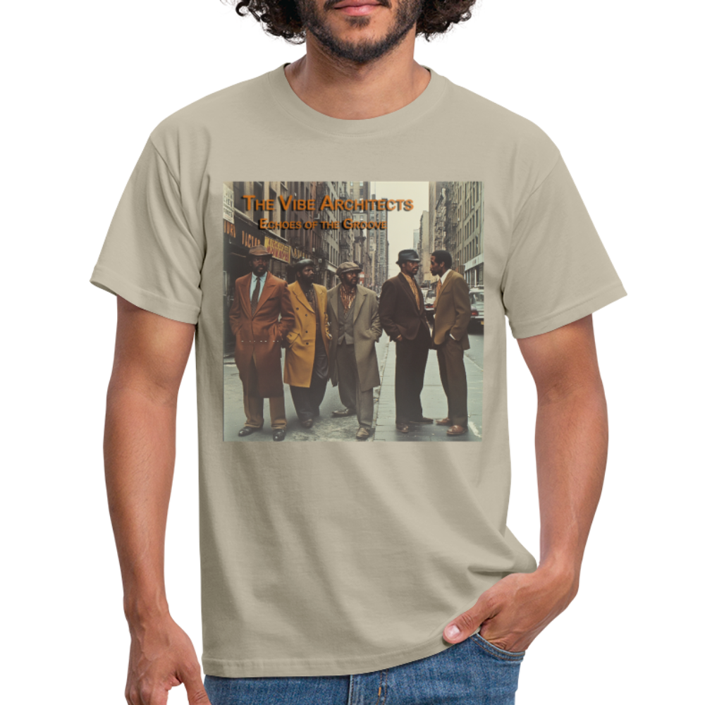 The Vibe Architects, T-shirt herr - sandbeige