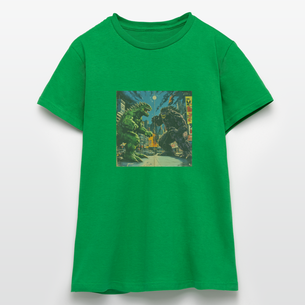 Kampen vid Solnedgången, T-shirt dam - kellygrön