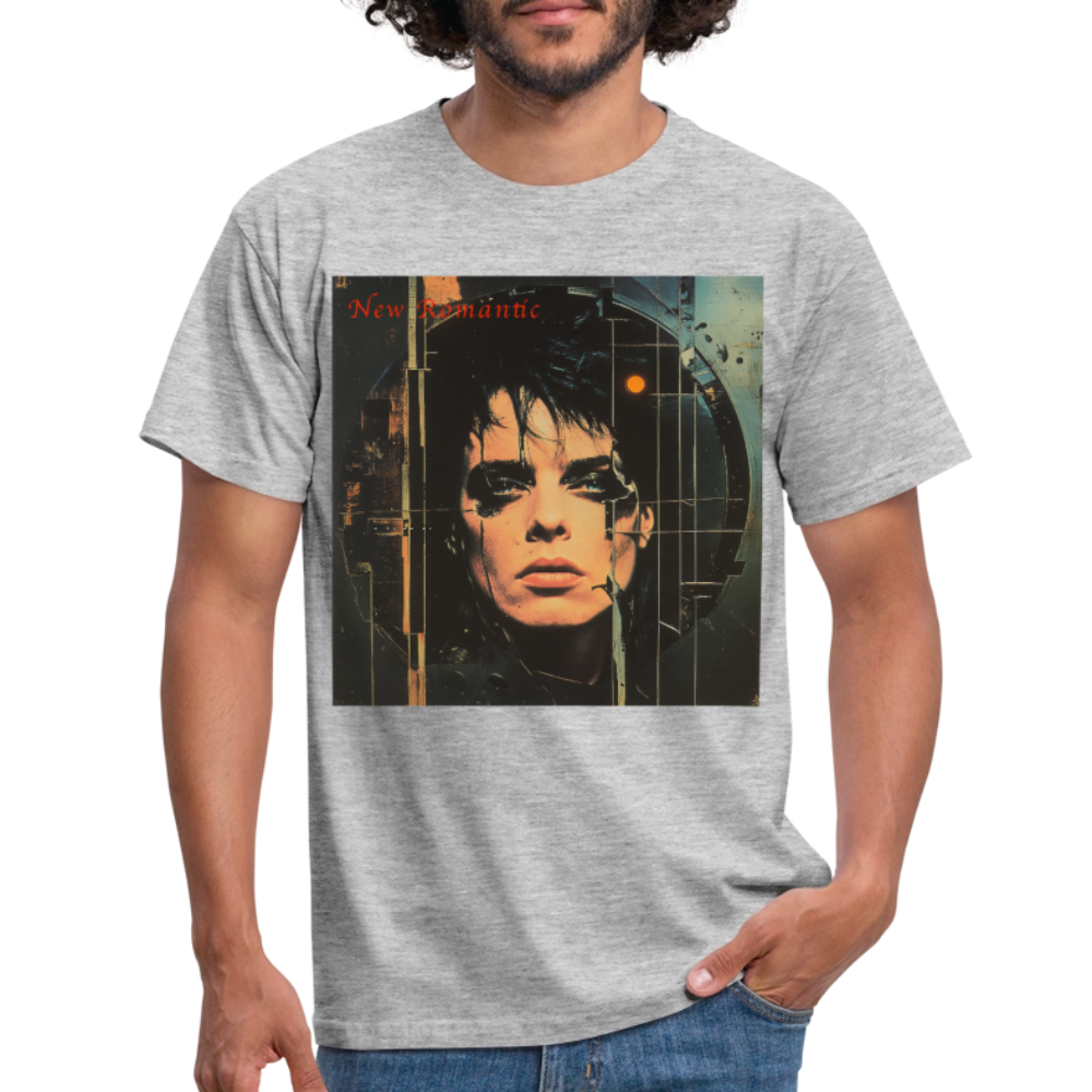 New Romance, T-shirt herr - gråmelerad