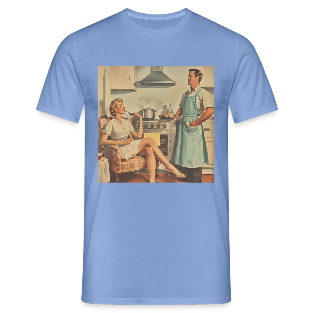 Äta bör man - annars dör man, T-shirt herr - carolina blue
