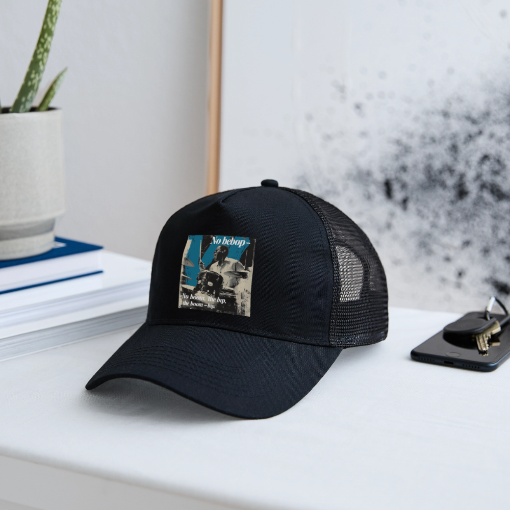 Push It Bebop, Trucker Cap - svart/svart