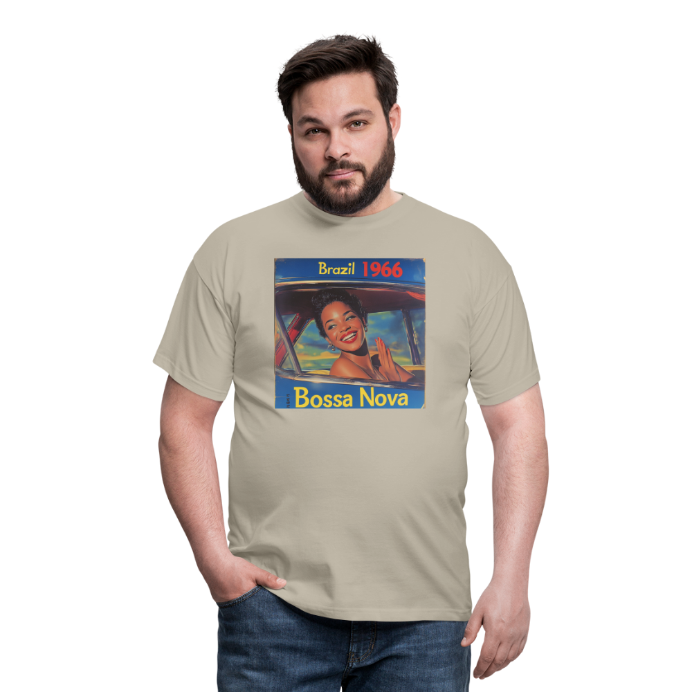 Isabela Costa, brazil 1966, T-shirt herr - sandbeige