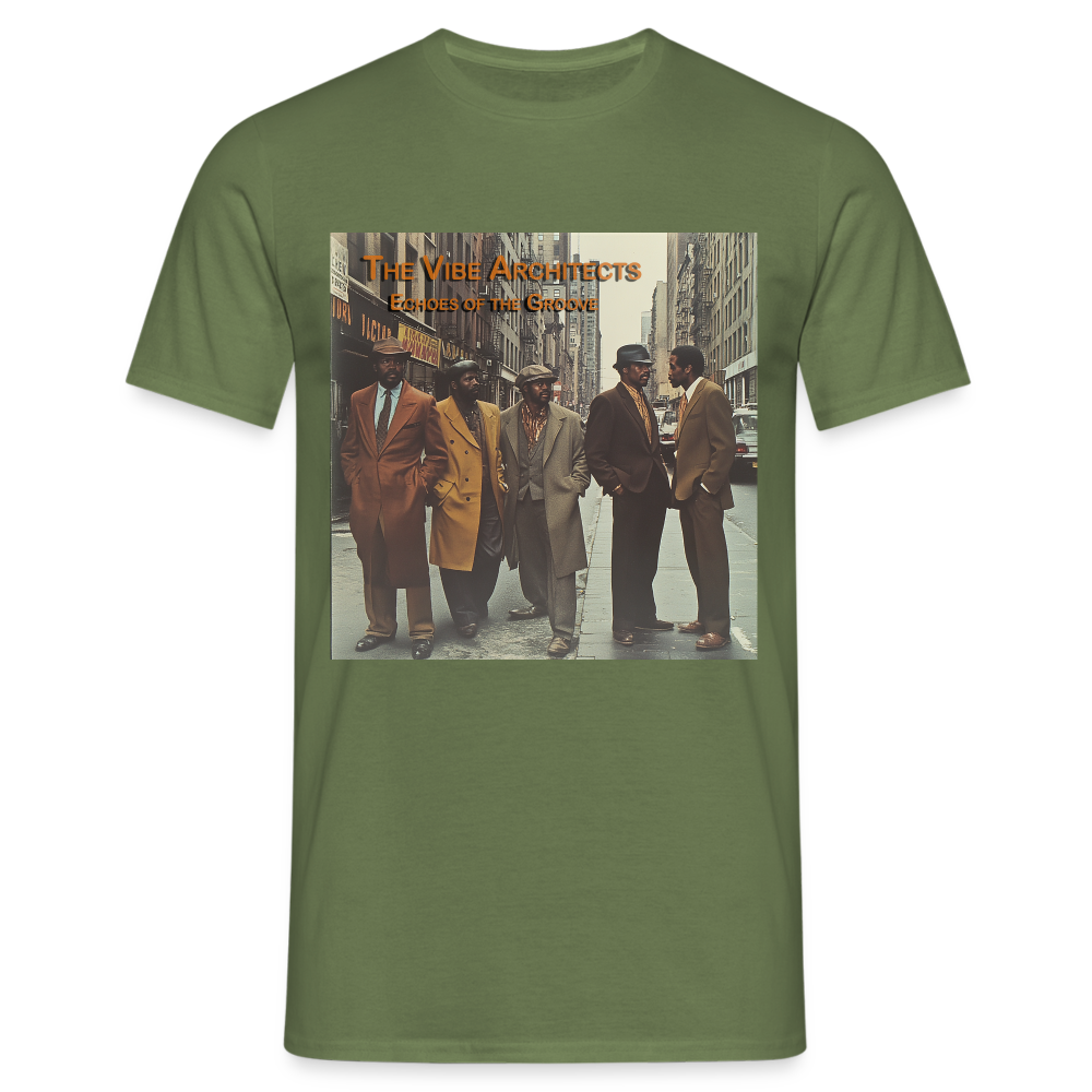 The Vibe Architects, T-shirt herr - Militärgrön