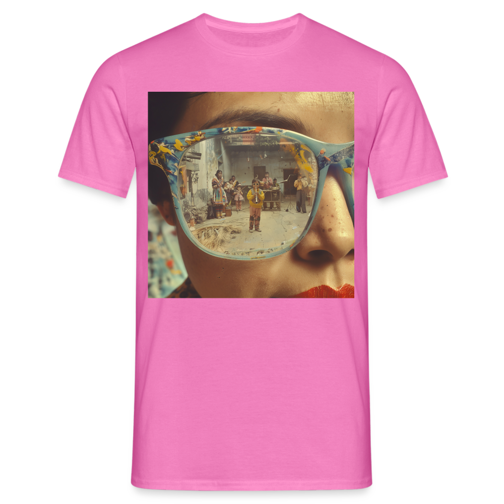 Reflektioner av Anderna, T-shirt herr - rosa