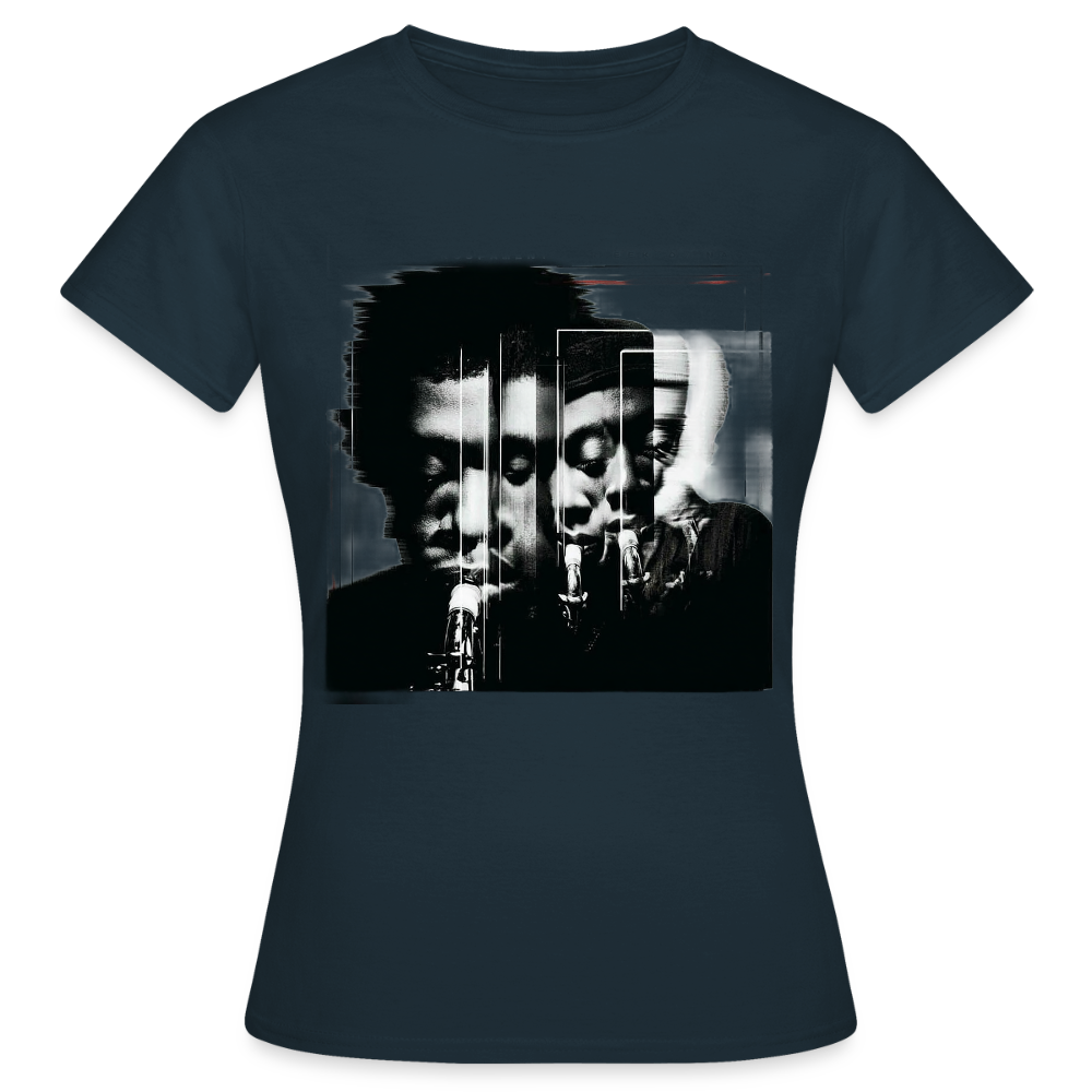Between Breaths, T-shirt dam - marinblå