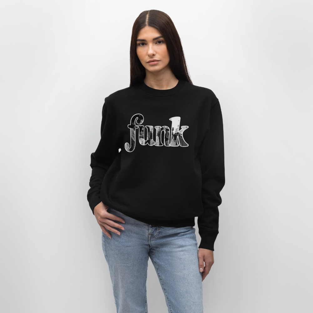 Funk Vibes, Ekologisk sweatshirt CHANGER unisex från Stanley/Stella - svart
