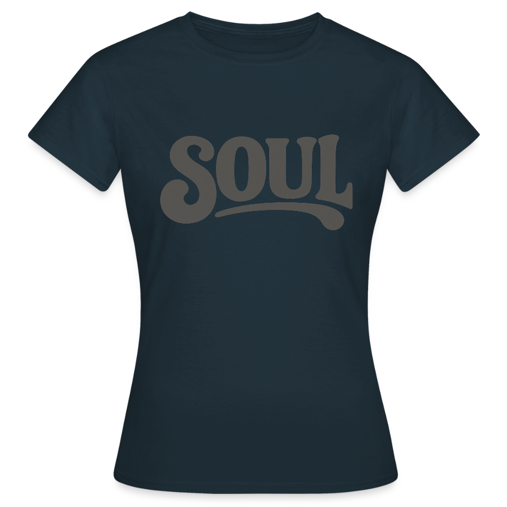 All About Soul, T-shirt dam - marinblå