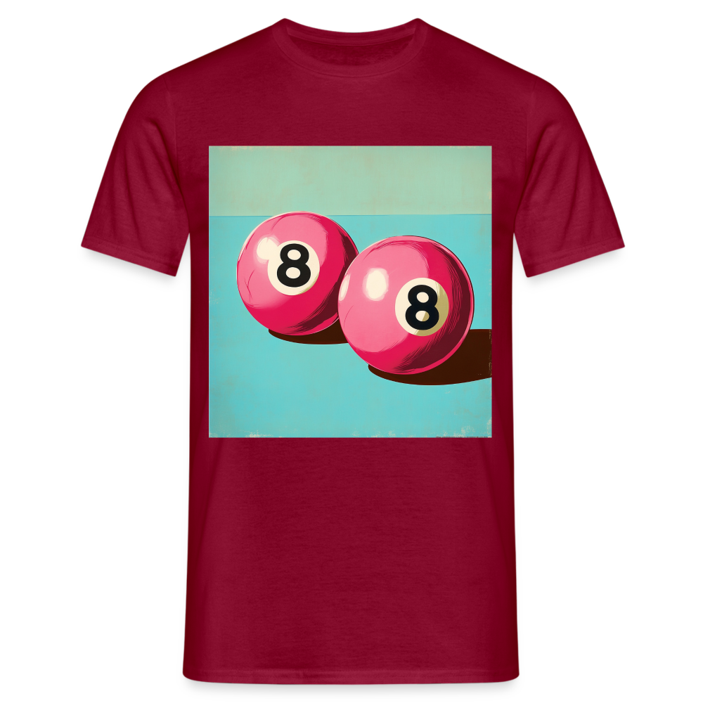 Rosa Rivaler, T-shirt herr - tegelröd