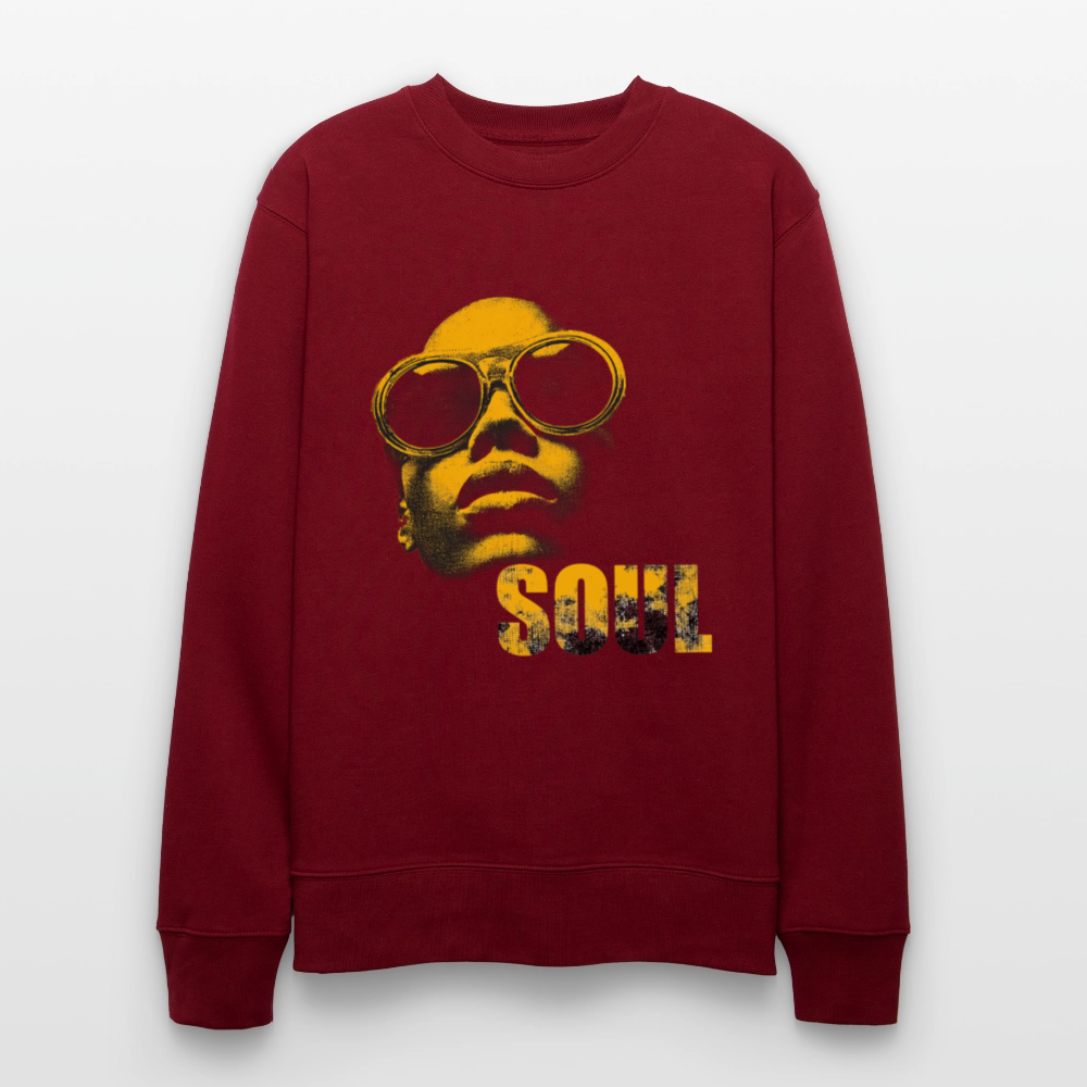 Golden Soul, Ekologisk sweatshirt CHANGER unisex från Stanley/Stella - vinröd