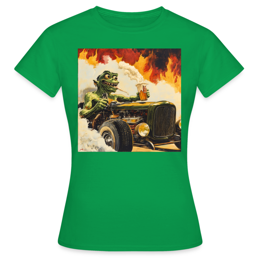 Ragg-Rex, T-shirt dam - kellygrön