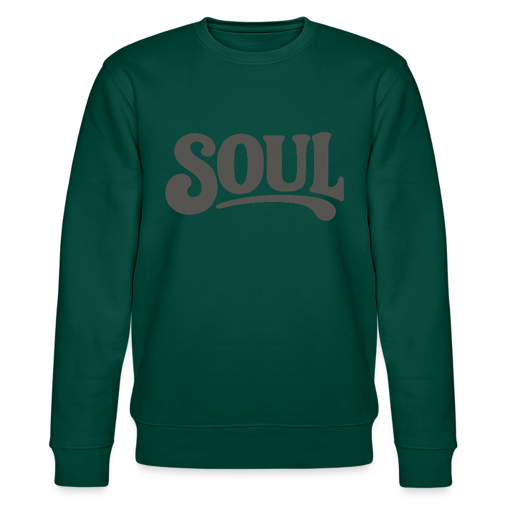 All About Soul, Ekologisk sweatshirt CHANGER unisex från Stanley/Stella - skogsgrön