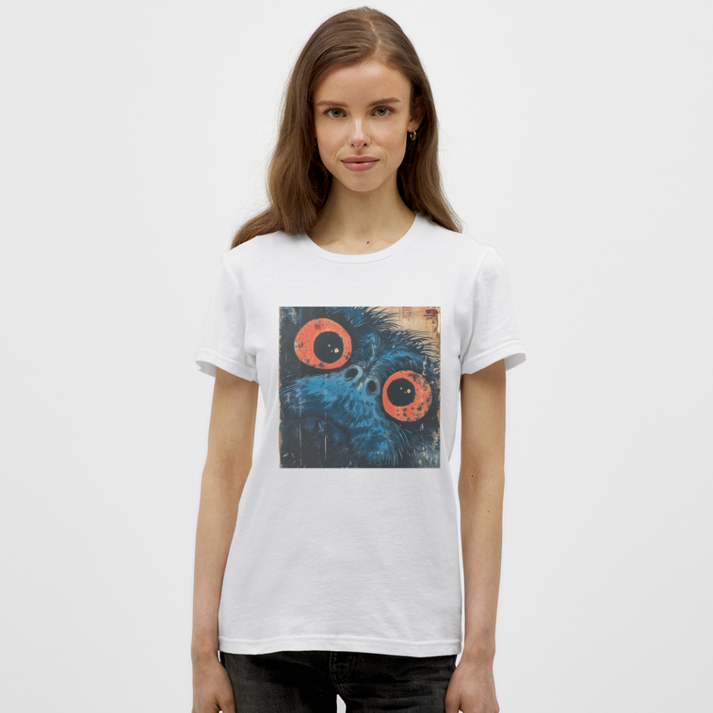 Den blå vännen, T-shirt dam - vit