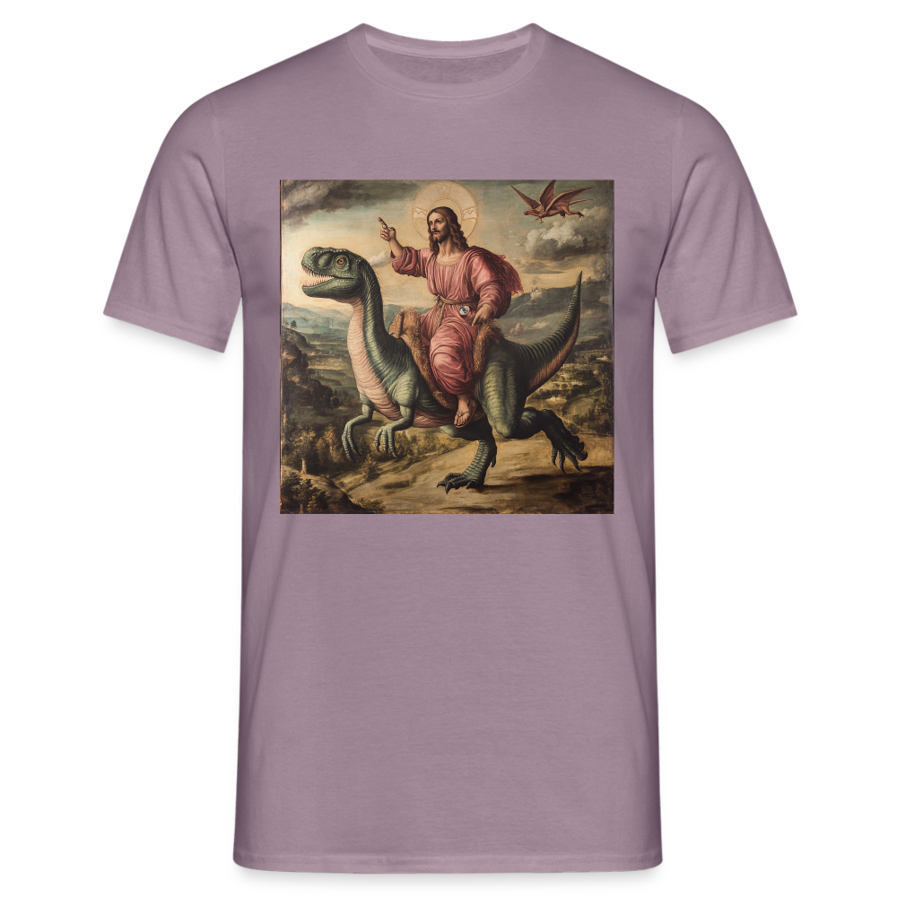 Ritten genom Tiden, T-shirt herr - lilagrå
