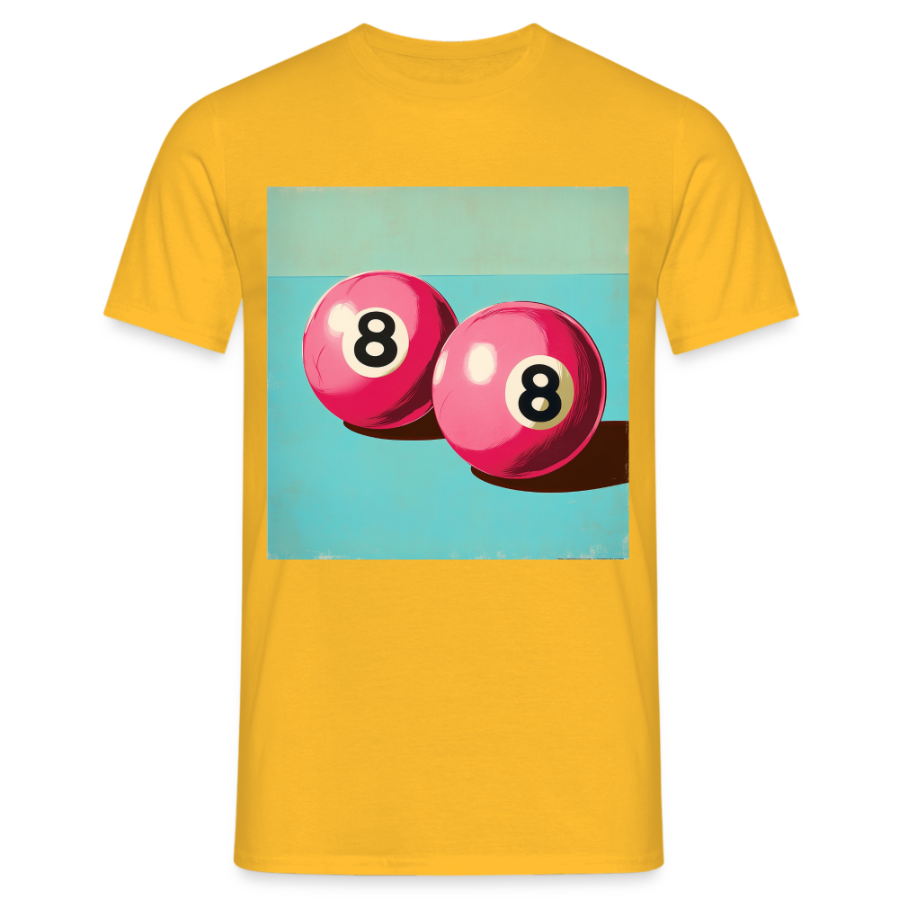 Rosa Rivaler, T-shirt herr - gul