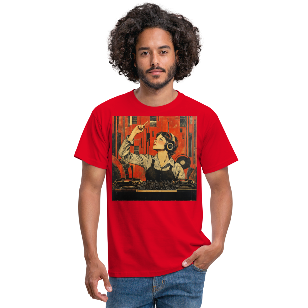 Revolutionens Rytm, T-shirt herr - röd