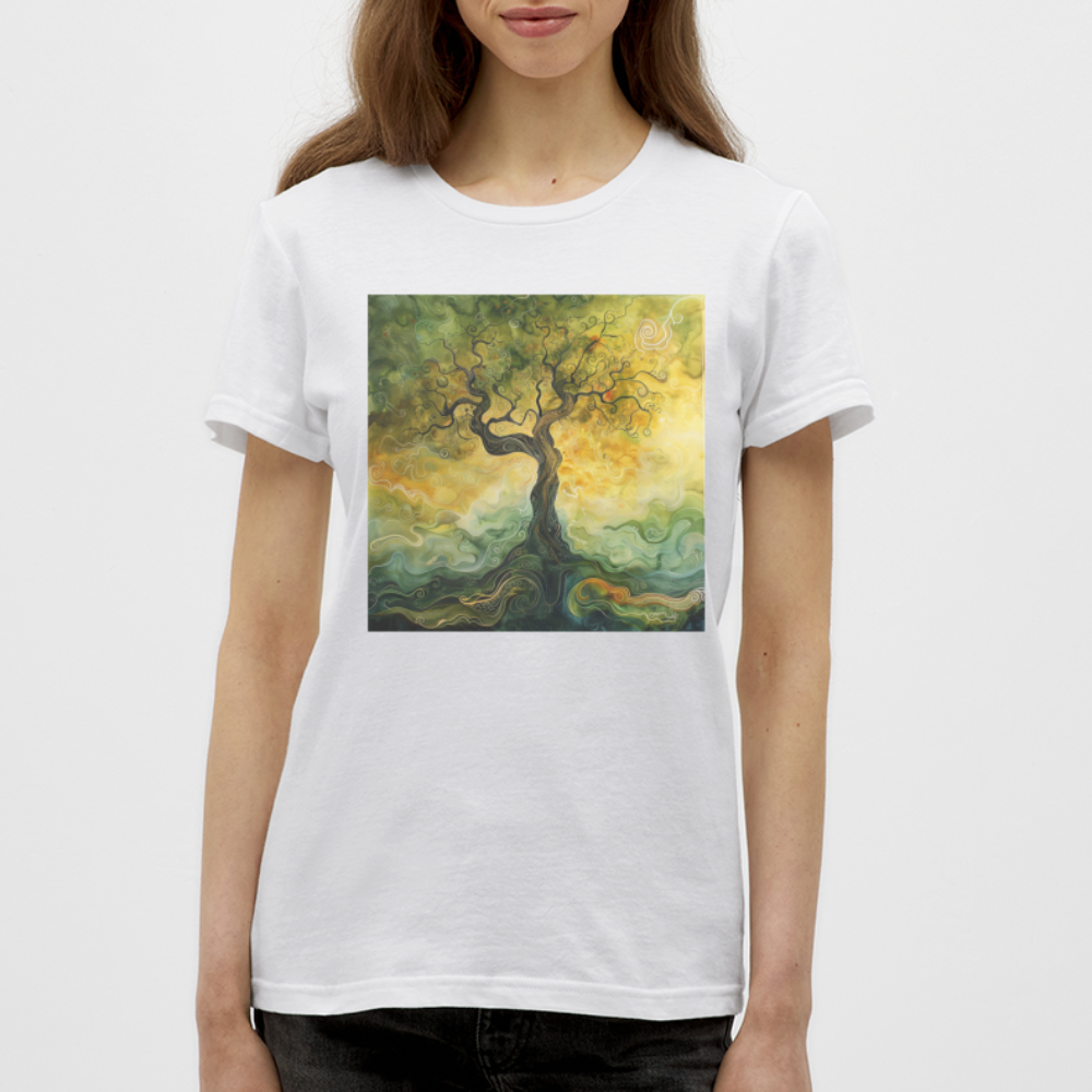Trädets visdom, T-shirt dam - vit