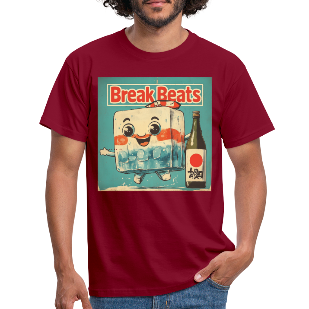 Nippon Break Beats, T-shirt herr - tegelröd