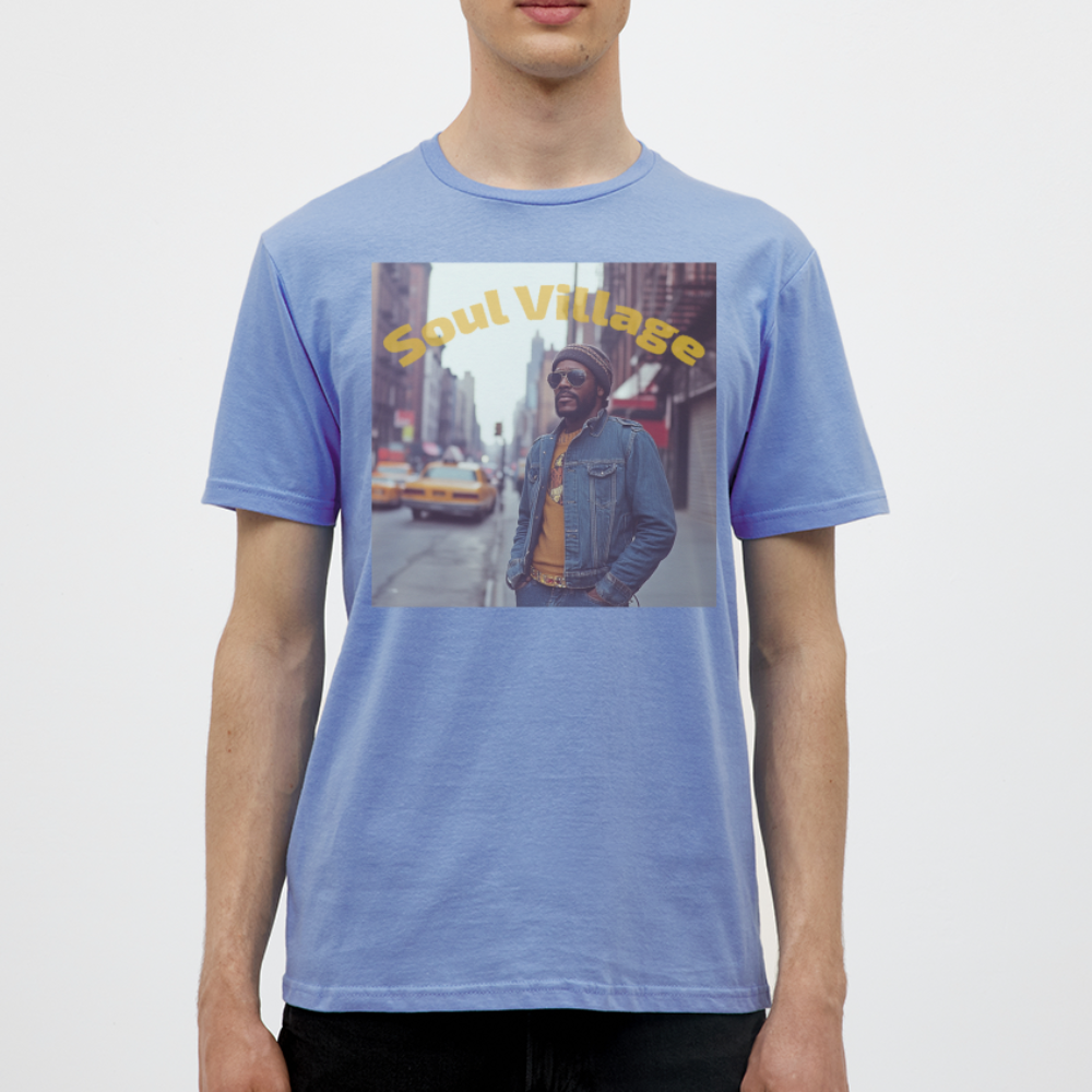 Soul Village, T-shirt herr - carolina blue