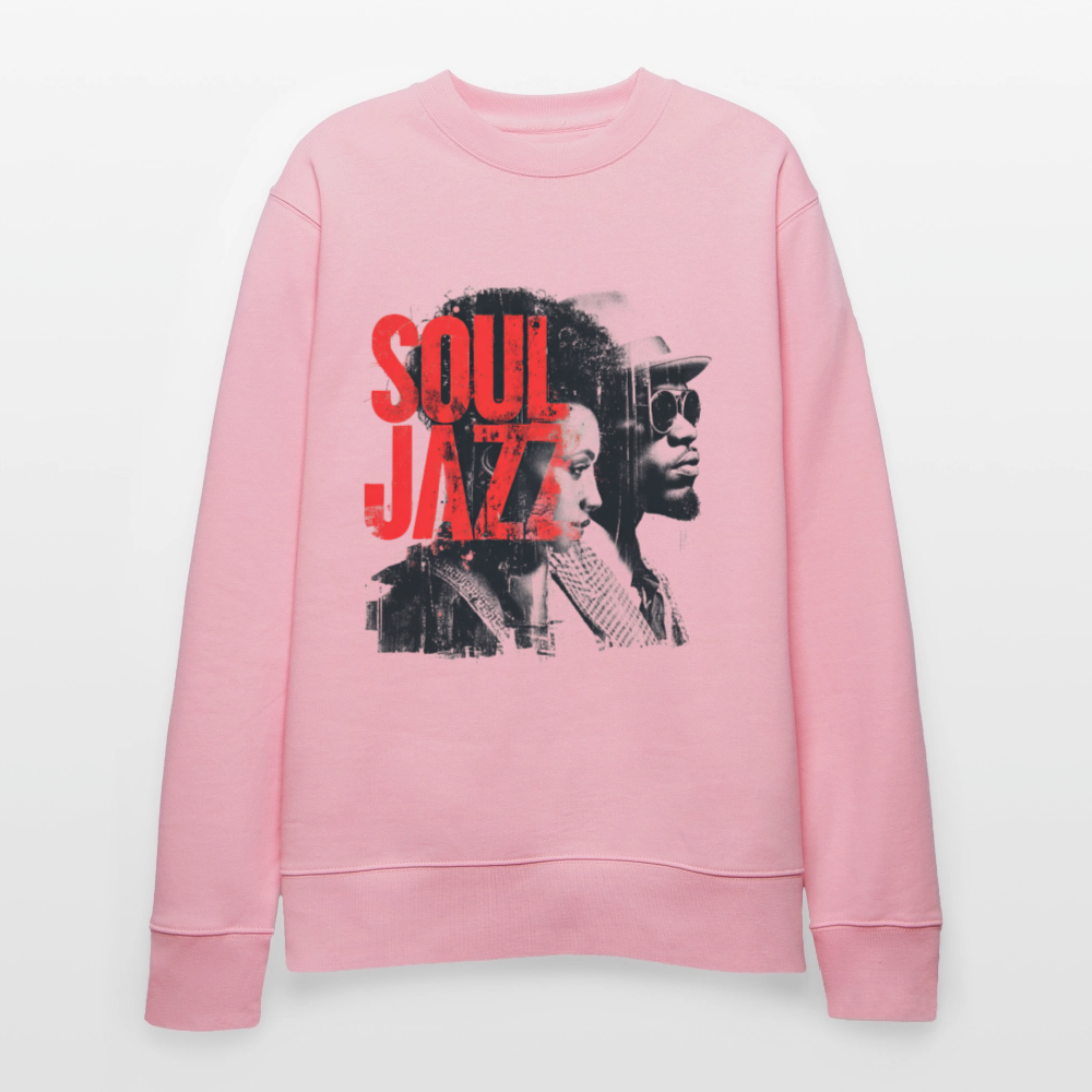 The Essence of Soul Jazz, Ekologisk sweatshirt CHANGER unisex från Stanley/Stella - ljusrosa