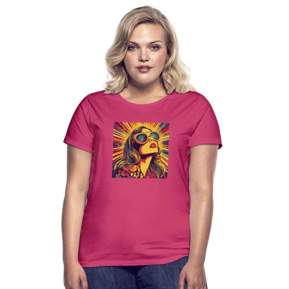 Disco Fever, T-shirt dam - azalea