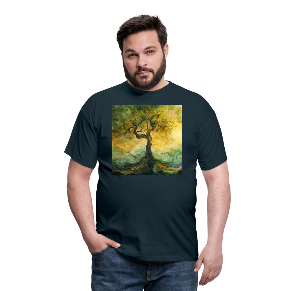 Trädets visdom, T-shirt herr - marinblå