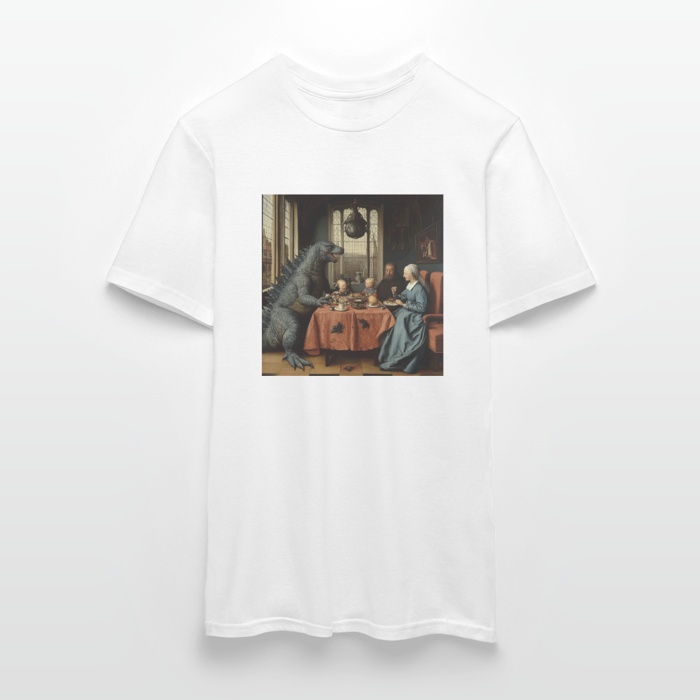 Familjens Fest med Gäst,T-shirt herr - vit