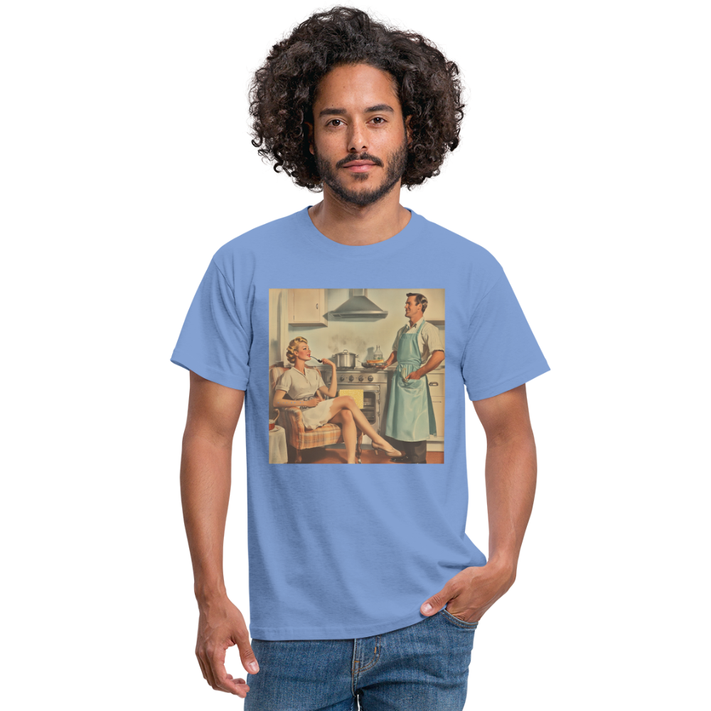 Äta bör man - annars dör man, T-shirt herr - carolina blue