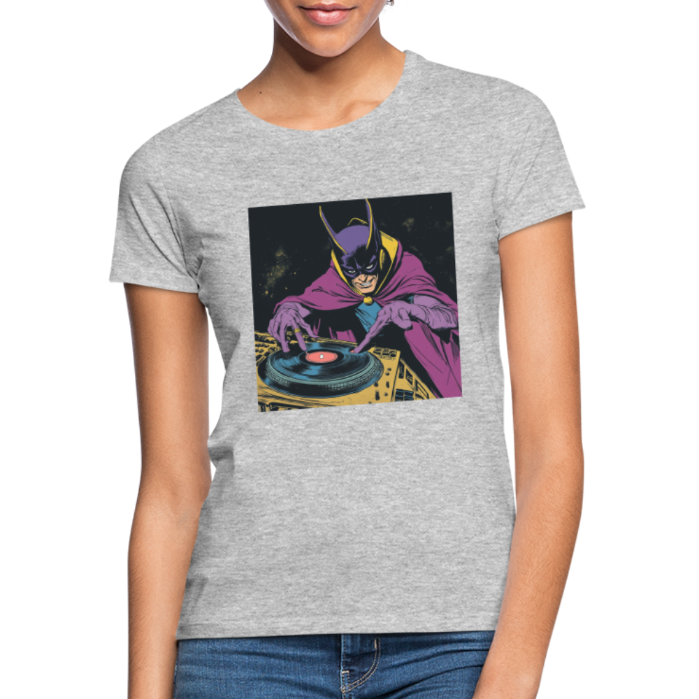 Purple Pulse, T-shirt dam - gråmelerad