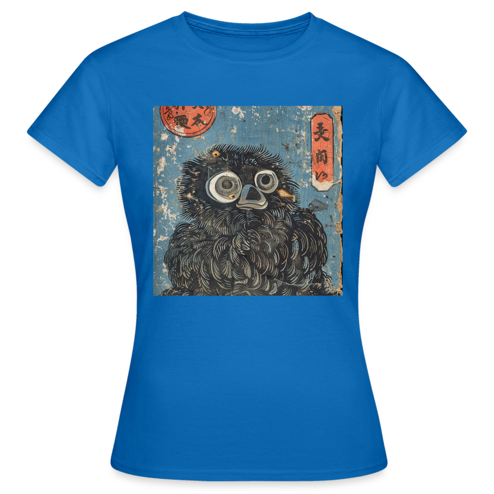 Denimiko, T-shirt dam - royalblå
