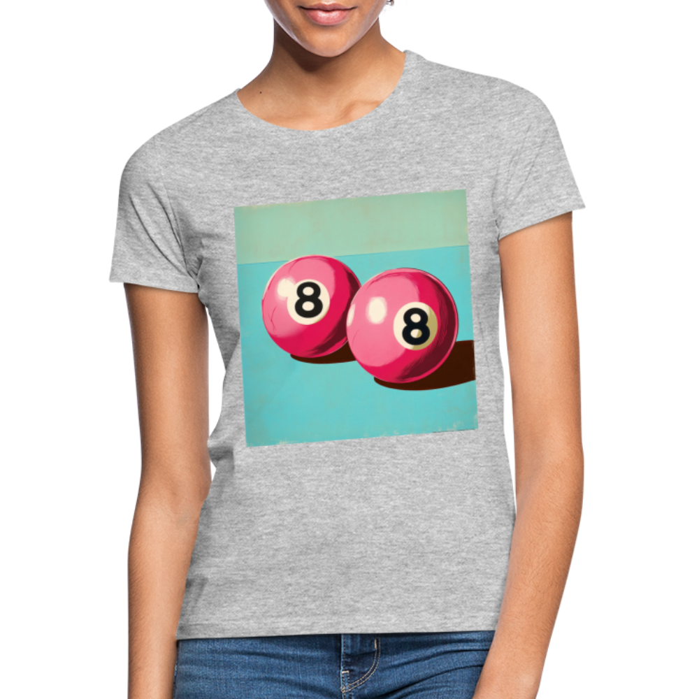 Rosa Rivaler, T-shirt dam - gråmelerad