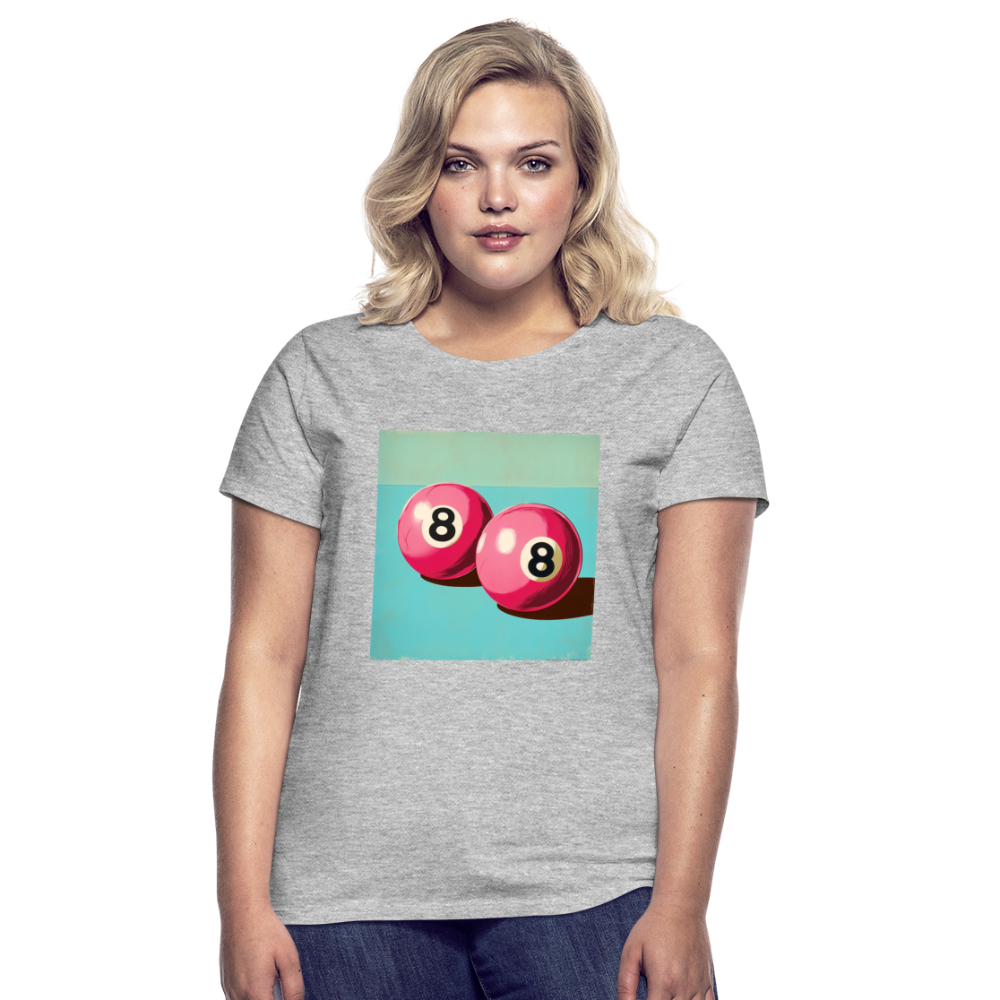 Rosa Rivaler, T-shirt dam - gråmelerad