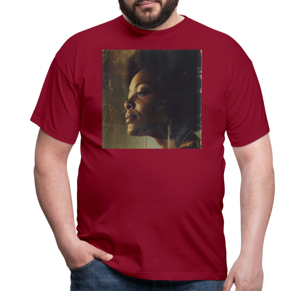 Echoes of Blue, T-shirt herr - tegelröd