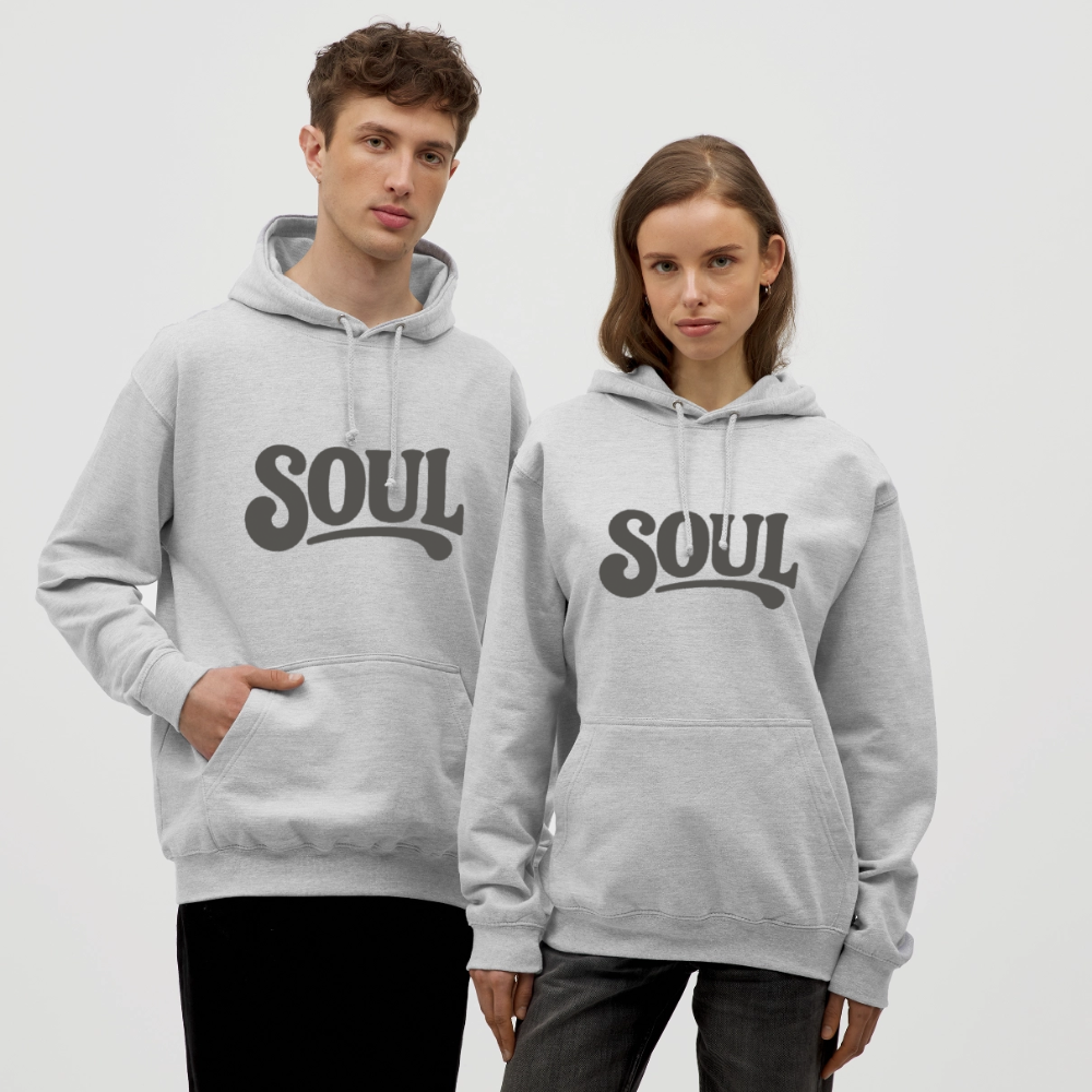All About Soul, Luvtröja unisex - ljusgråmelerad