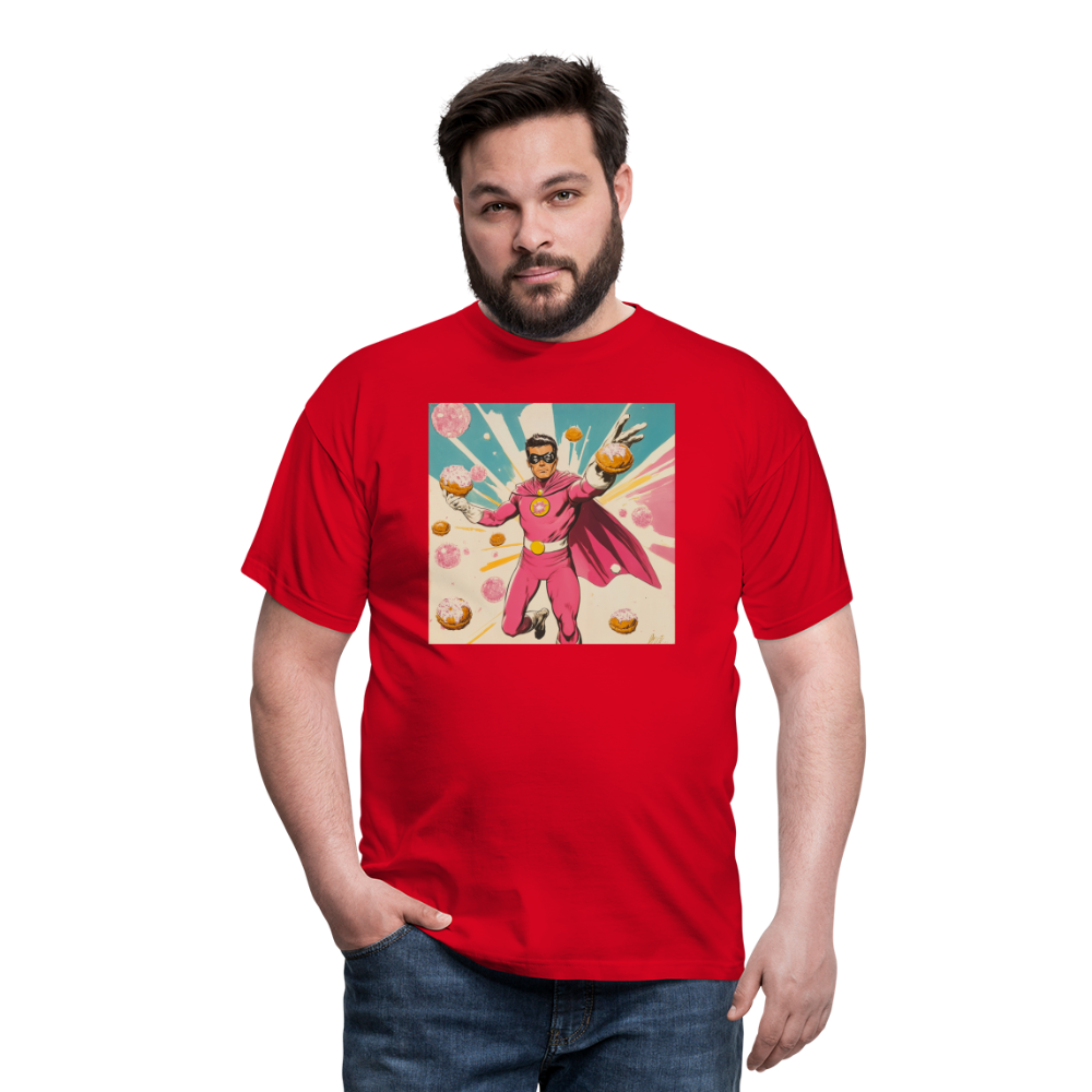 Frosting-Fury, T-shirt herr - röd