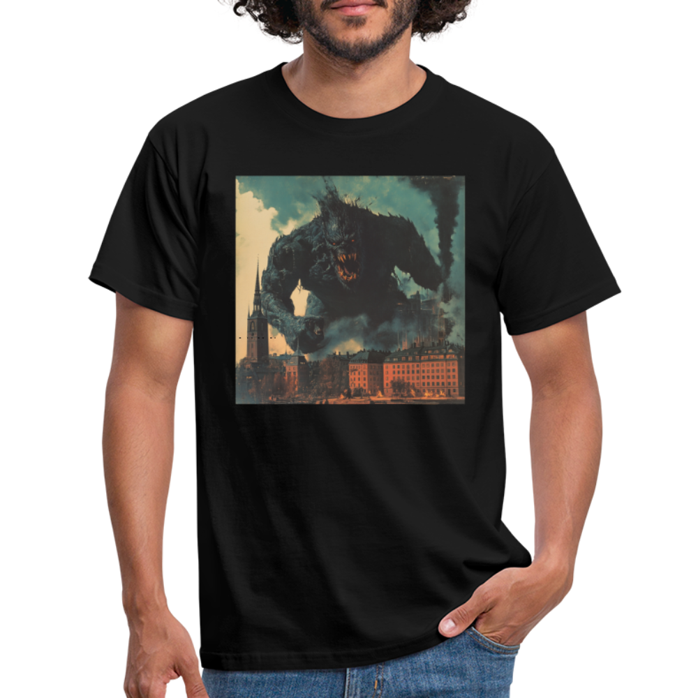 Helvetesstorm över Staden, T-shirt herr - svart