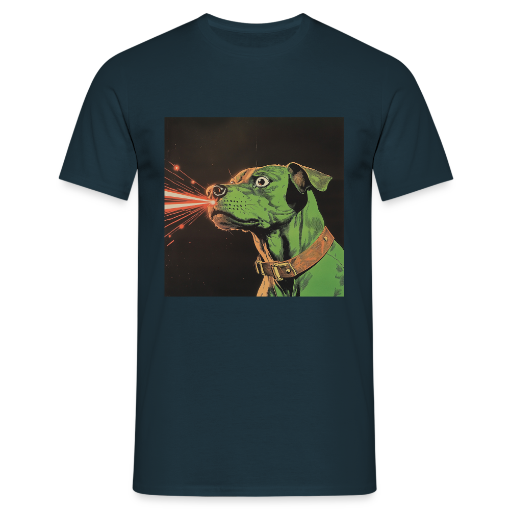 Strålhunden, T-shirt herr - marinblå