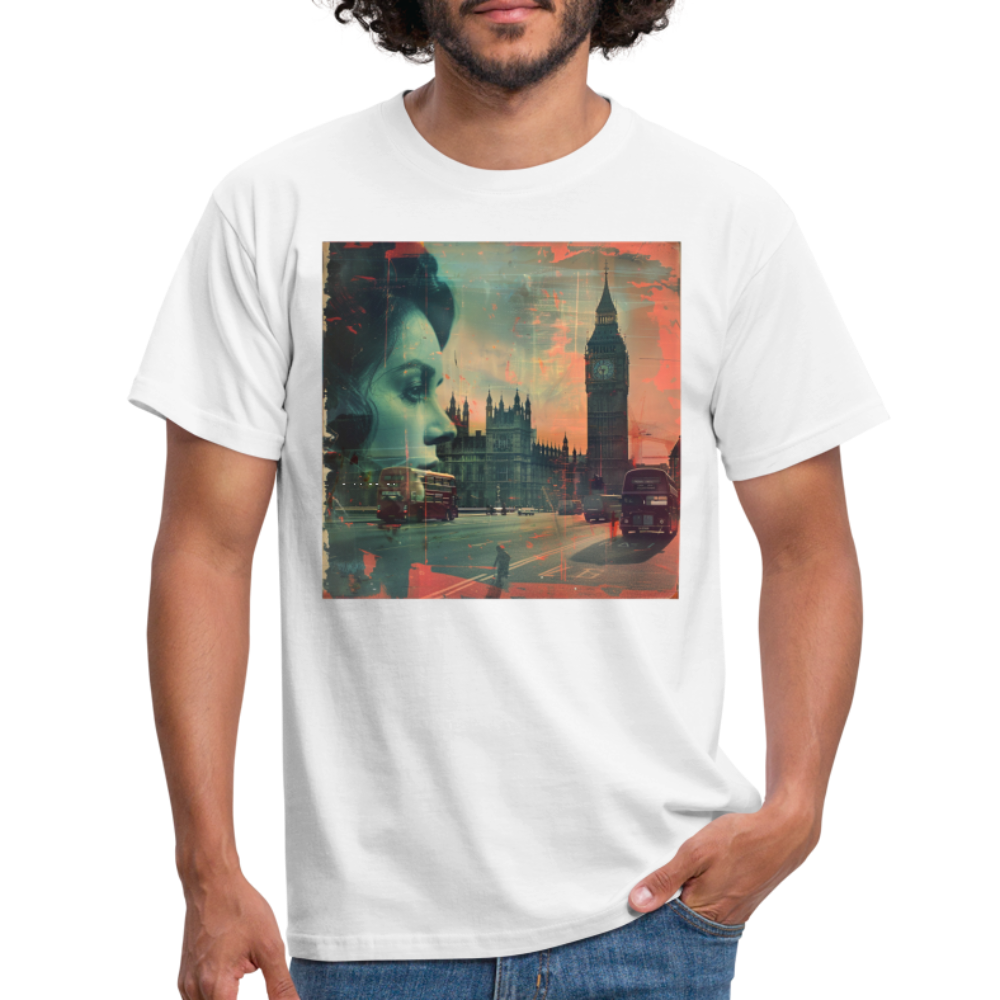 The Beat of London, T-shirt herr - vit