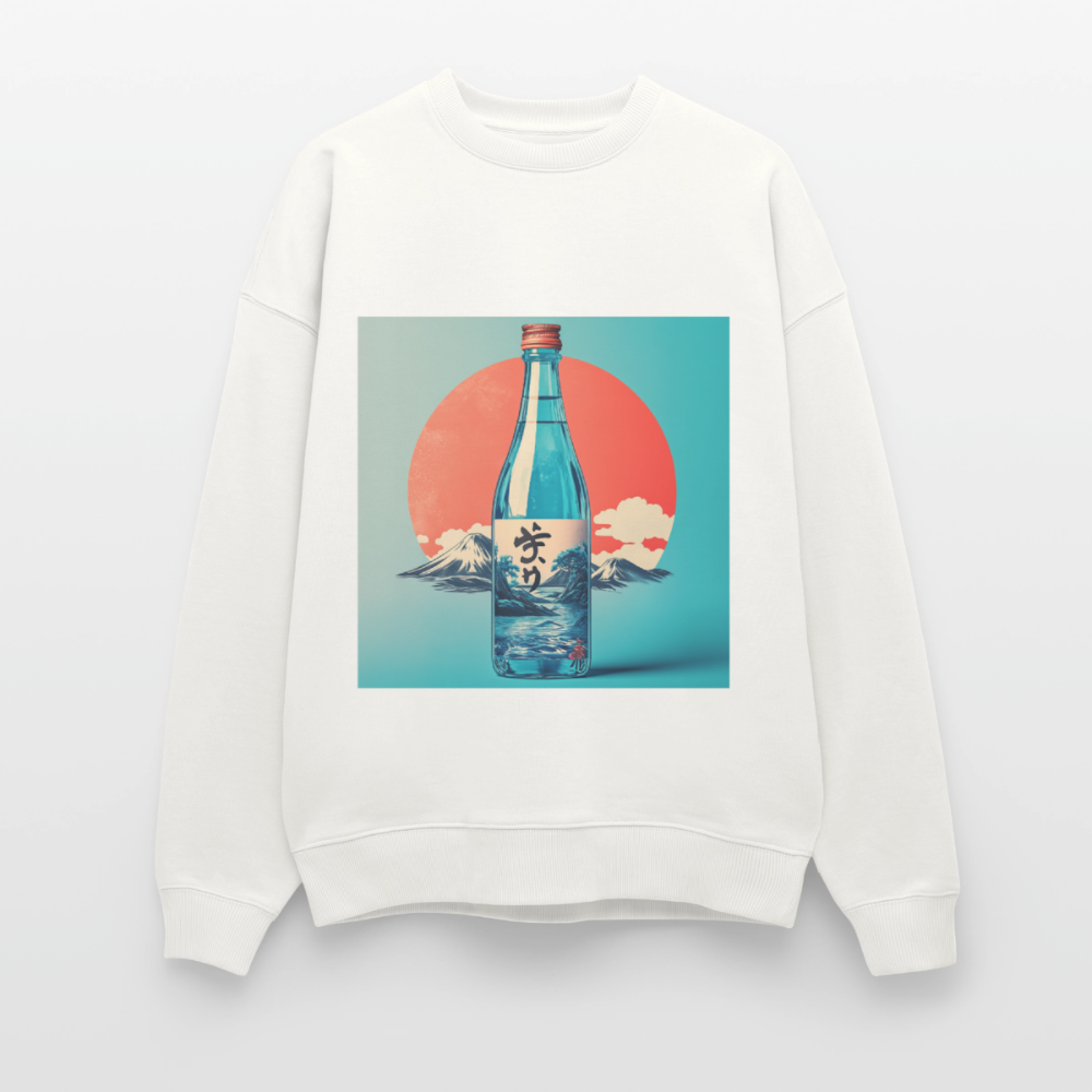 Stillhet i glas, Ekologisk oversizetröja RADDER unisex från Stanley/Stella - OFF WHITE