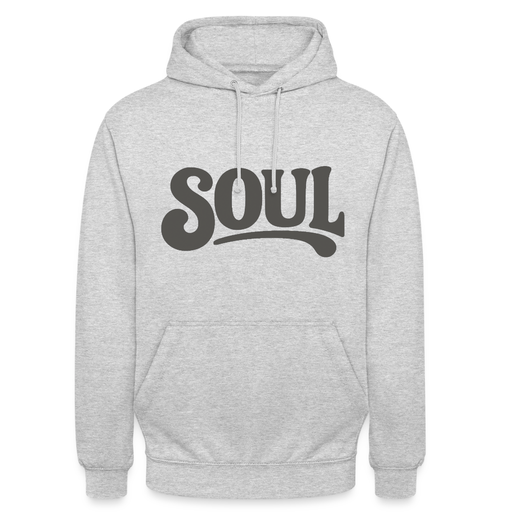 All About Soul, Luvtröja unisex - ljusgråmelerad