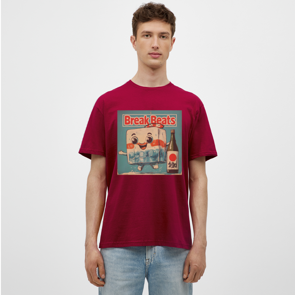 Nippon Break Beats, T-shirt herr - tegelröd