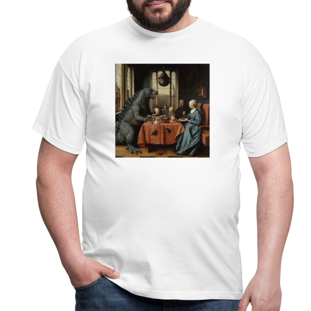 Familjens Fest med Gäst,T-shirt herr - vit