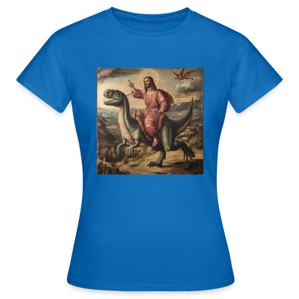 Ritten genom Tiden, T-shirt dam - royalblå