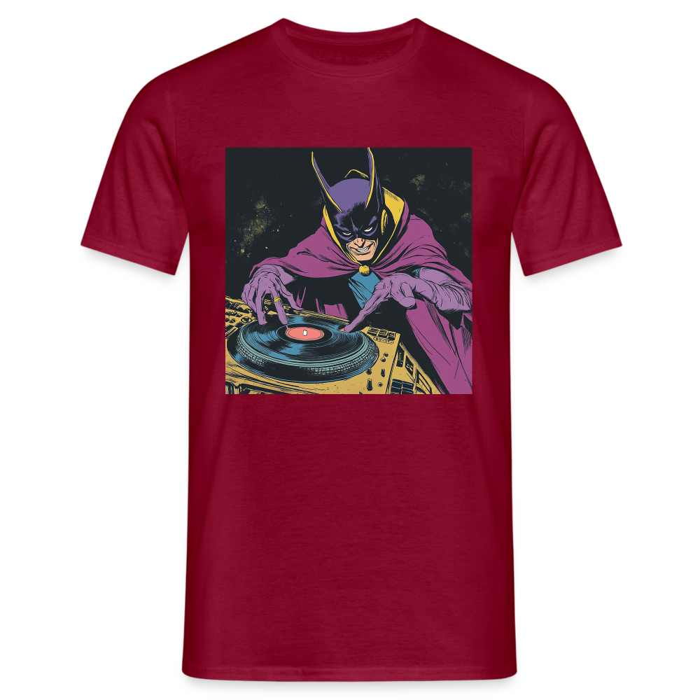 Purple Pulse, T-shirt herr - tegelröd