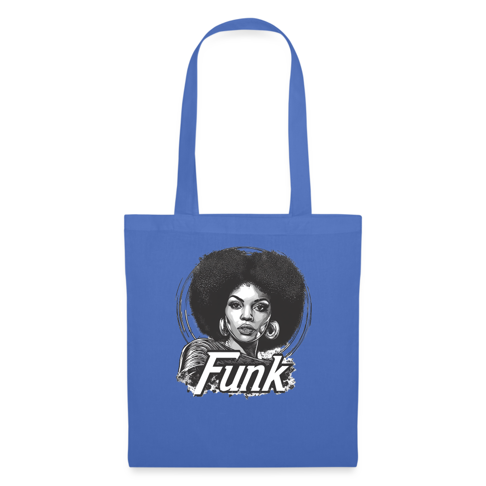 Funk Queen: Power in Motion, (transparent bakgrund) TygvÀska - ljusblÄ