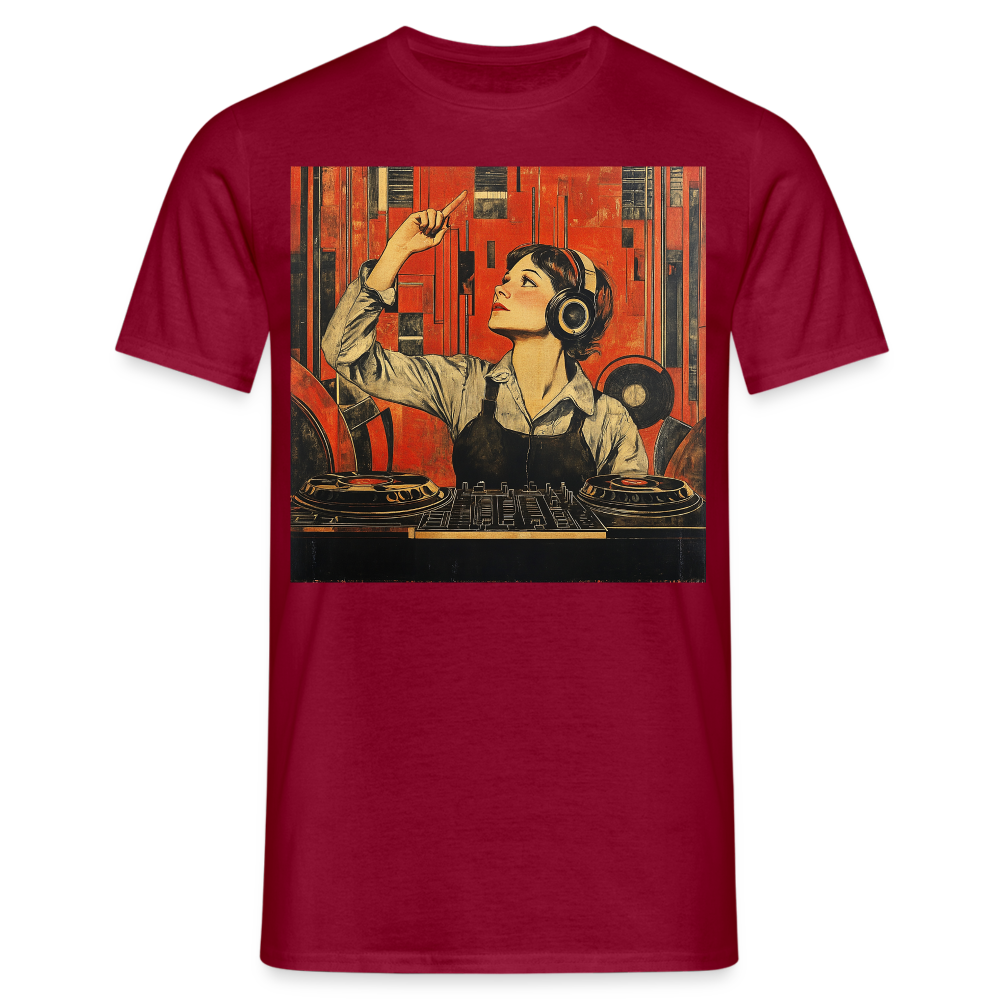 Revolutionens Rytm, T-shirt herr - tegelröd