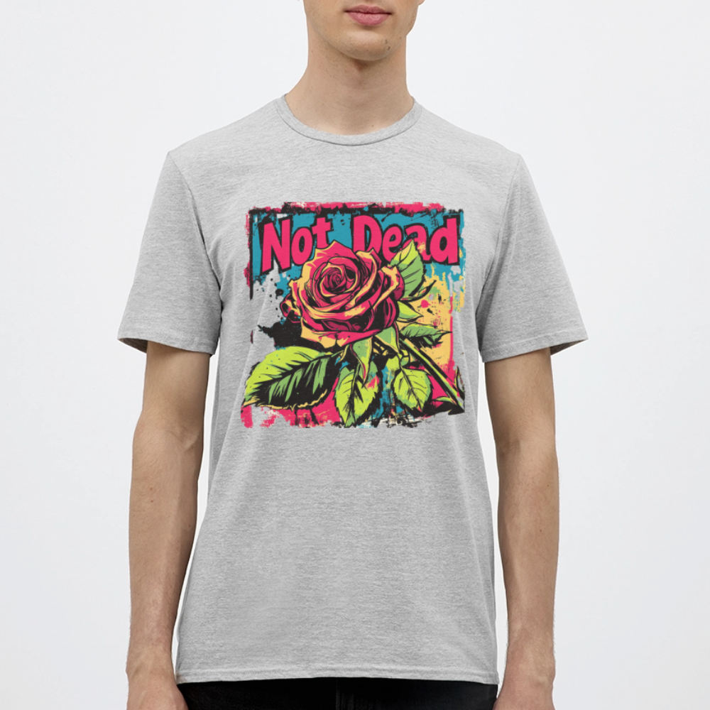Den Eviga Rosen, T-shirt herr - gråmelerad