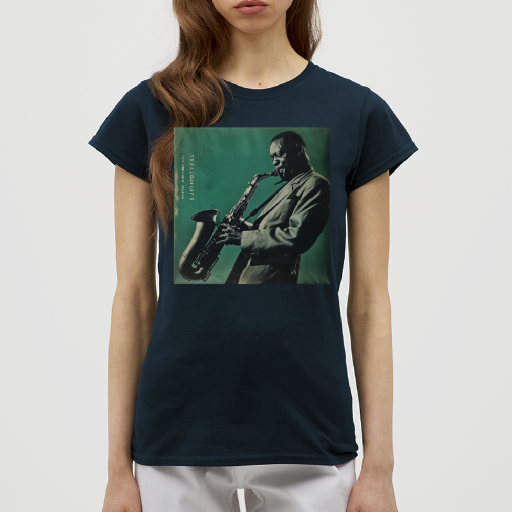Nattens Toner i New York, T-shirt dam - marinblå