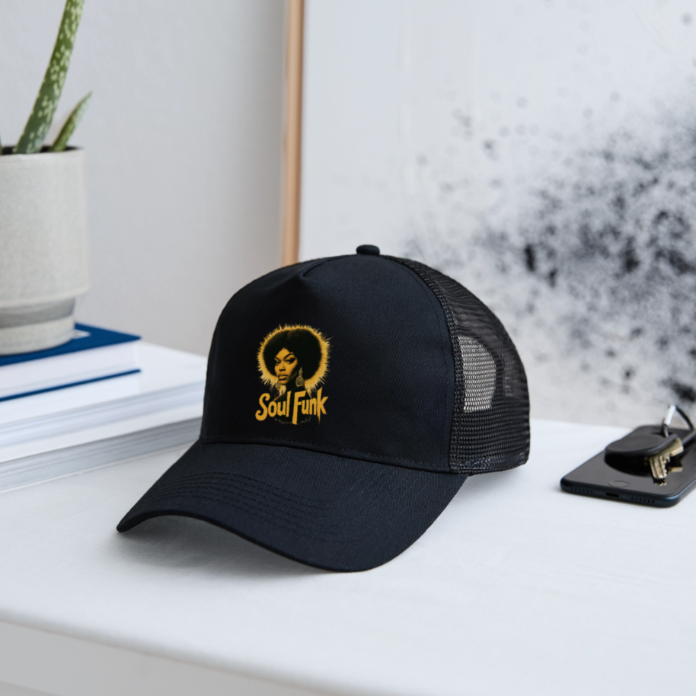Soul Funk, Trucker Cap - svart/svart